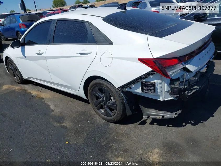 5NPLM4AG8PH107377 2023 Hyundai Elantra Sel