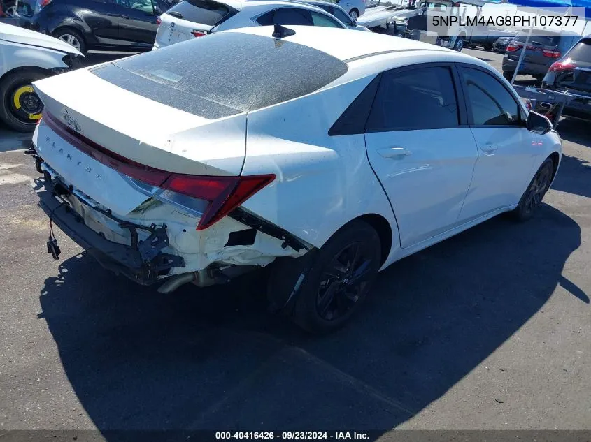 2023 Hyundai Elantra Sel VIN: 5NPLM4AG8PH107377 Lot: 40416426