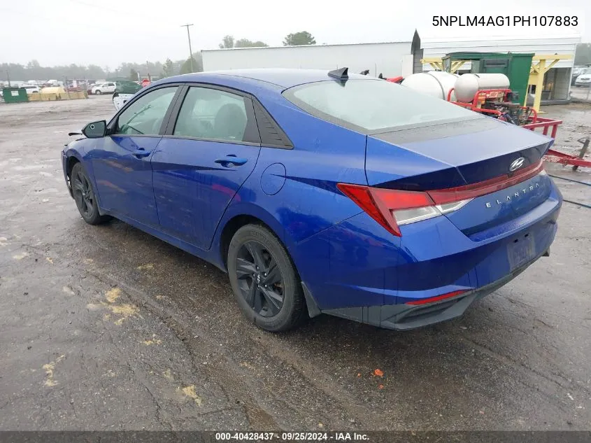 2023 Hyundai Elantra Sel VIN: 5NPLM4AG1PH107883 Lot: 40428437