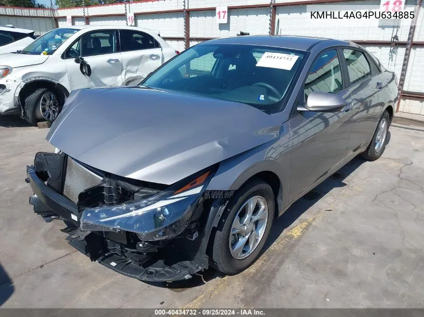 2023 Hyundai Elantra Se VIN: KMHLL4AG4PU634885 Lot: 40434732