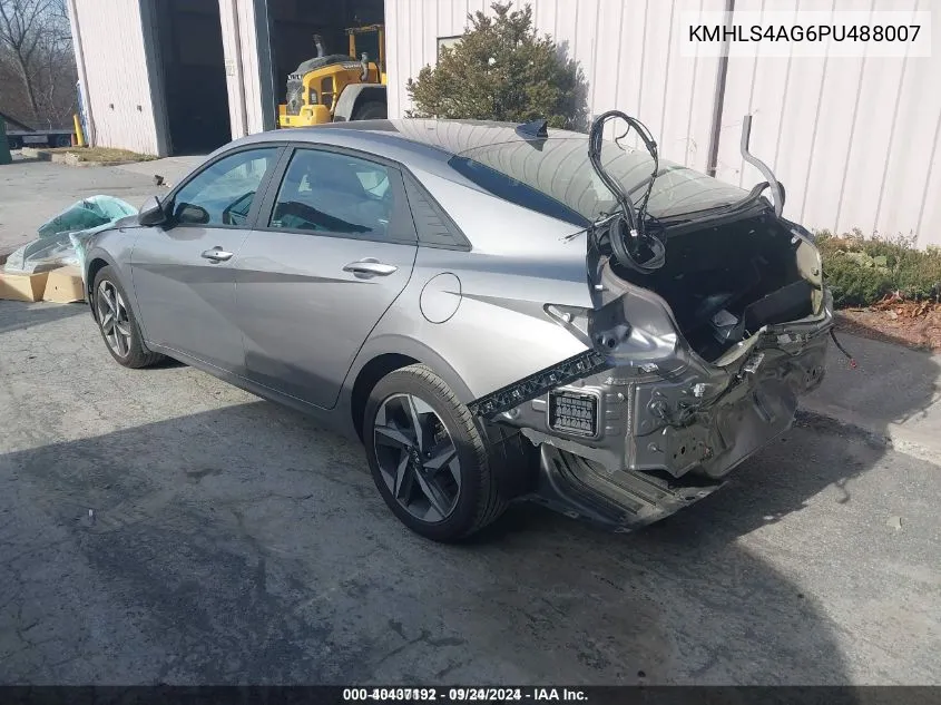 KMHLS4AG6PU488007 2023 Hyundai Elantra Sel