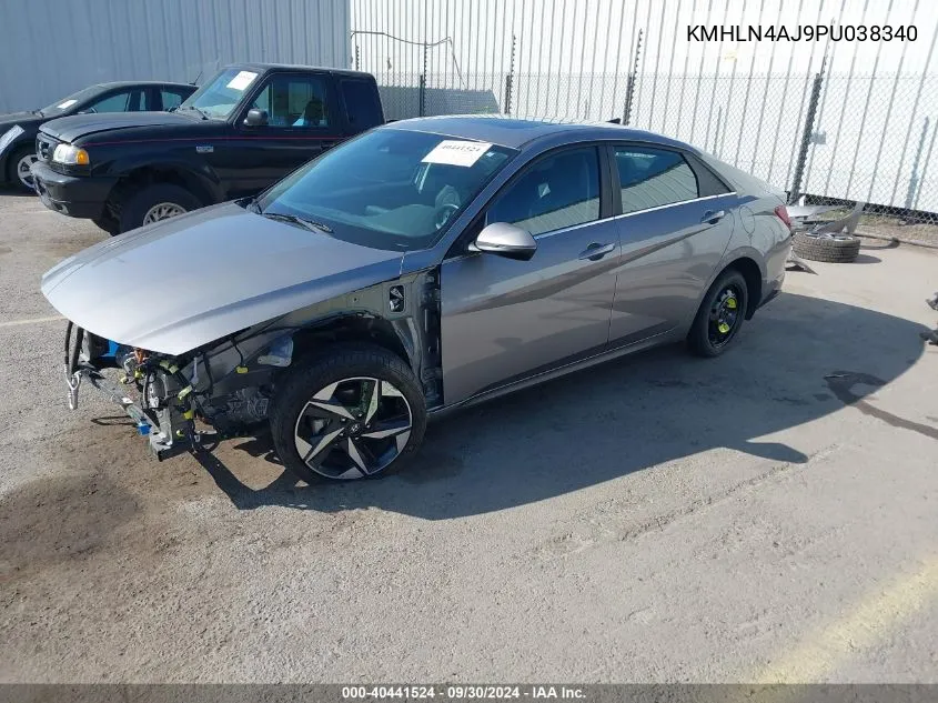 2023 Hyundai Elantra Hybrid Limited VIN: KMHLN4AJ9PU038340 Lot: 40441524