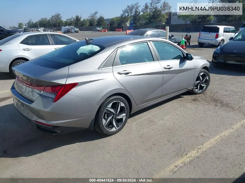 KMHLN4AJ9PU038340 2023 Hyundai Elantra Hybrid Limited