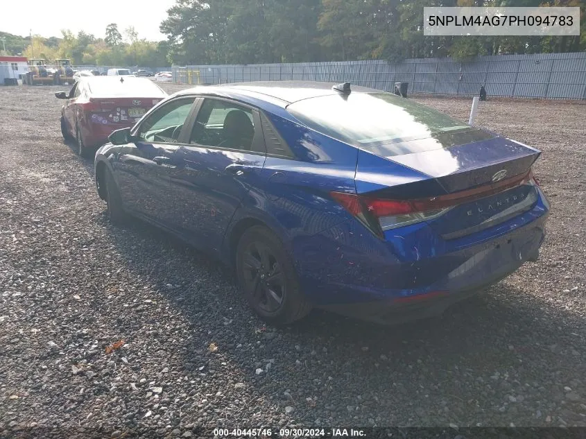 5NPLM4AG7PH094783 2023 Hyundai Elantra Sel