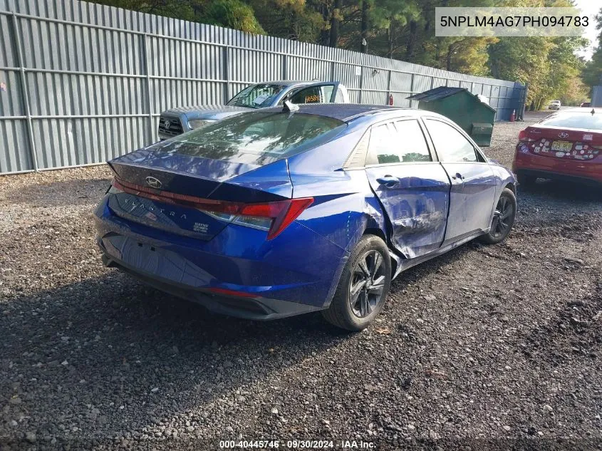 5NPLM4AG7PH094783 2023 Hyundai Elantra Sel