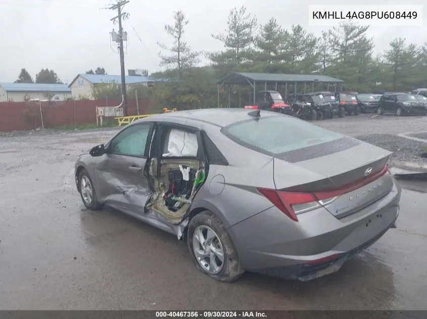 KMHLL4AG8PU608449 2023 Hyundai Elantra Se