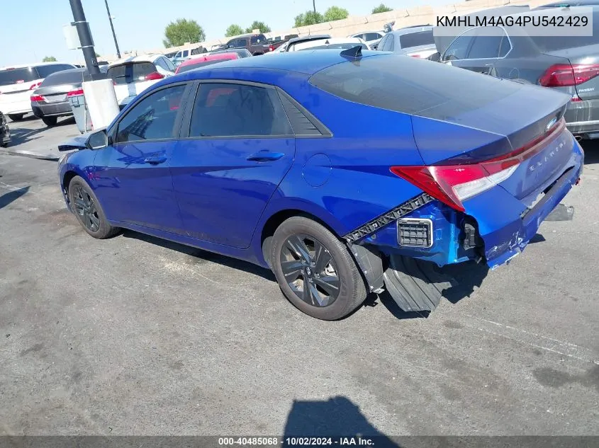 KMHLM4AG4PU542429 2023 Hyundai Elantra Sel