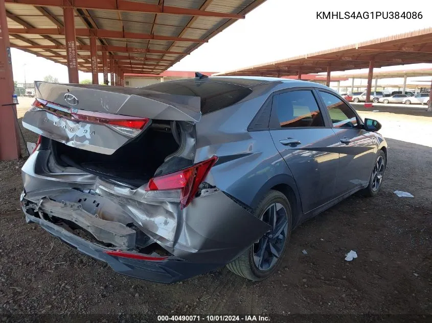 KMHLS4AG1PU384086 2023 Hyundai Elantra Sel