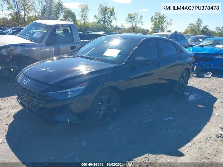 KMHLM4AG7PU378478 2023 Hyundai Elantra Sel