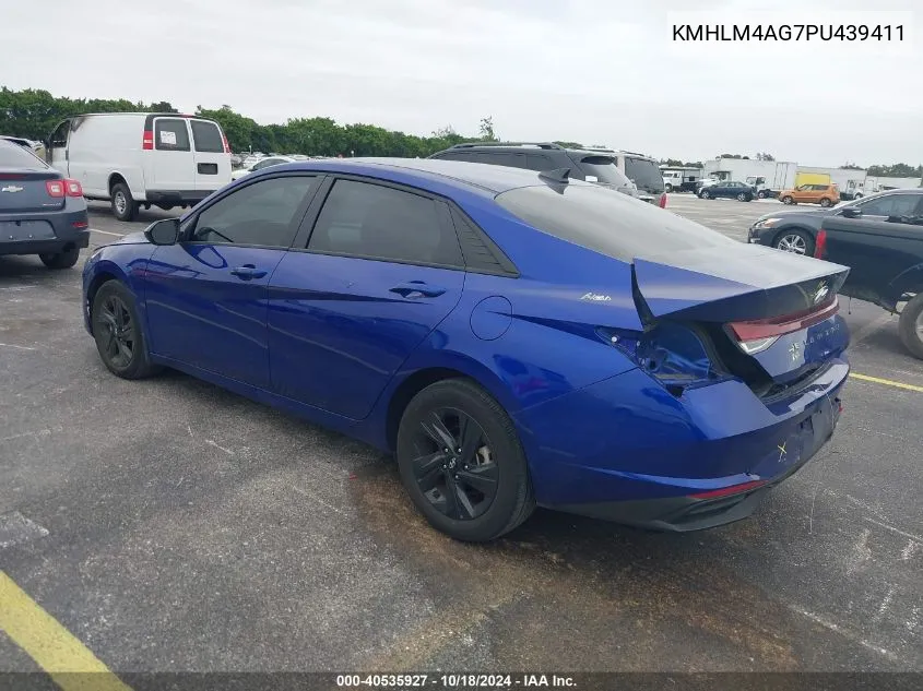 KMHLM4AG7PU439411 2023 Hyundai Elantra Sel