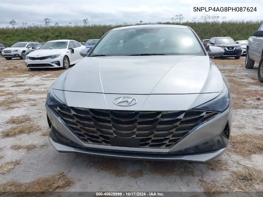 2023 Hyundai Elantra Limited VIN: 5NPLP4AG8PH087624 Lot: 40629999