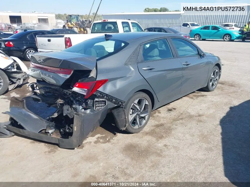 KMHLS4AG1PU572736 2023 Hyundai Elantra Sel