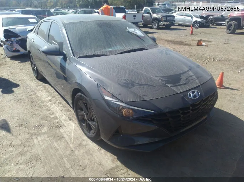 2023 Hyundai Elantra Sel VIN: KMHLM4AG9PU572686 Lot: 40644034