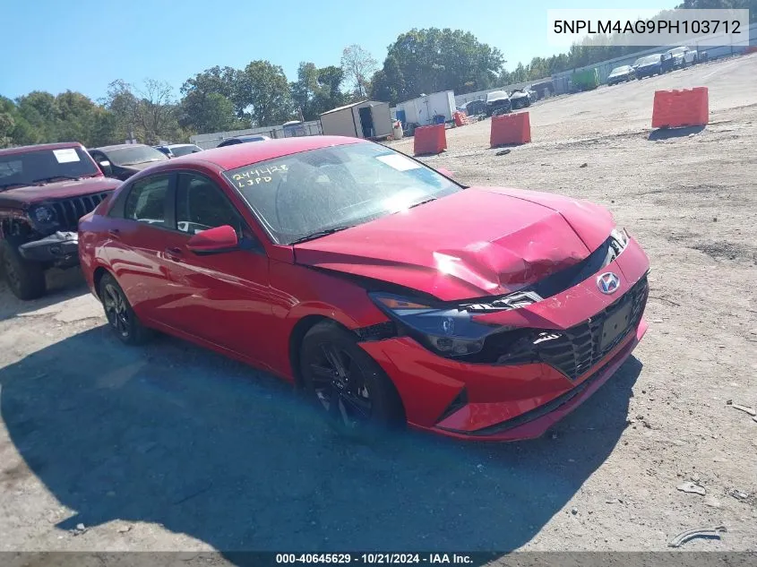 5NPLM4AG9PH103712 2023 Hyundai Elantra Sel