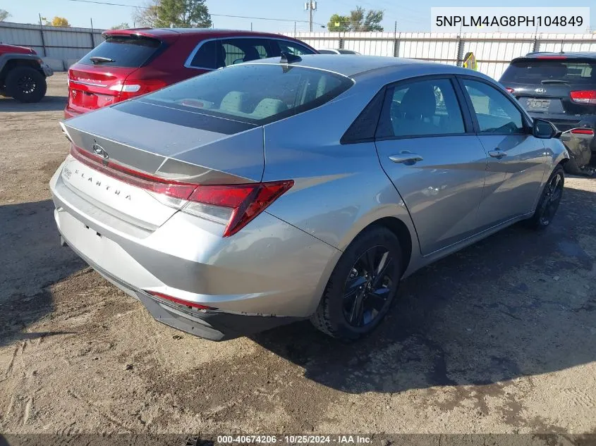 2023 Hyundai Elantra Sel VIN: 5NPLM4AG8PH104849 Lot: 40674206