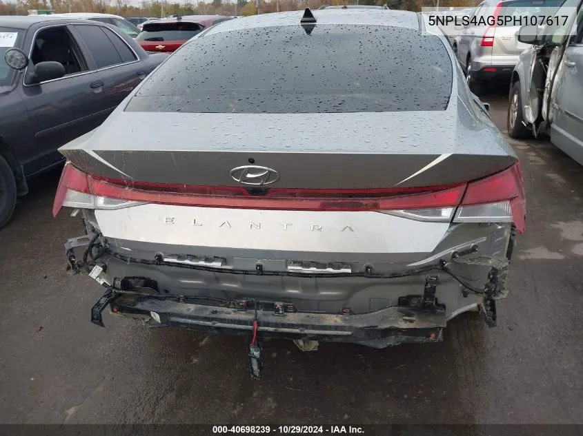 2023 Hyundai Elantra Sel VIN: 5NPLS4AG5PH107617 Lot: 40698239