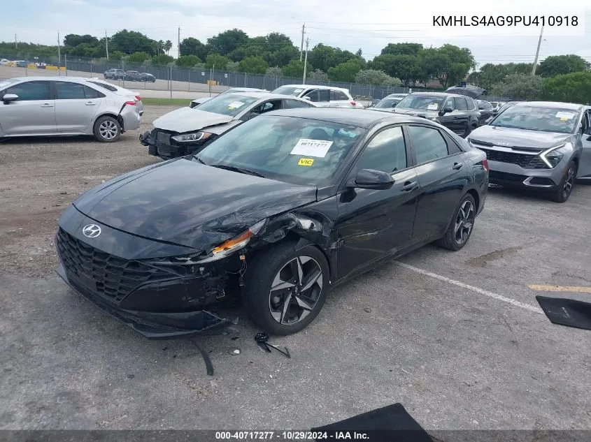 2023 Hyundai Elantra Sel VIN: KMHLS4AG9PU410918 Lot: 40717277