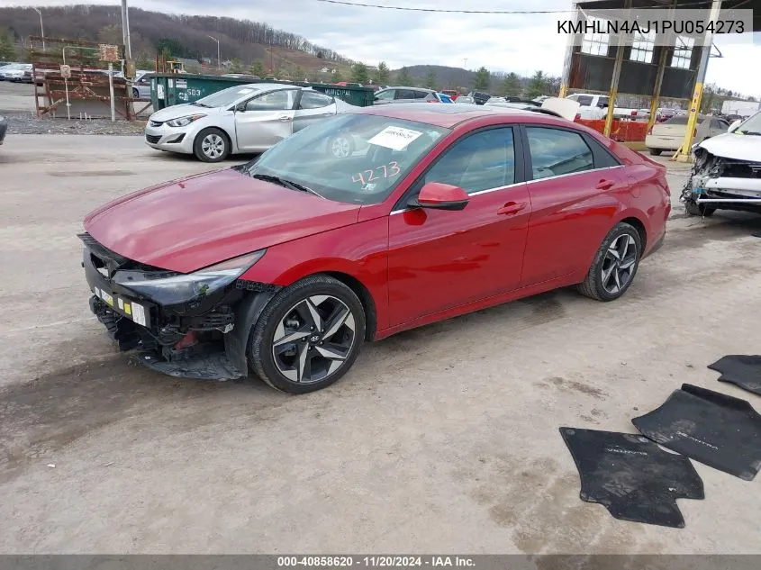 2023 Hyundai Elantra Hybrid Limited VIN: KMHLN4AJ1PU054273 Lot: 40858620