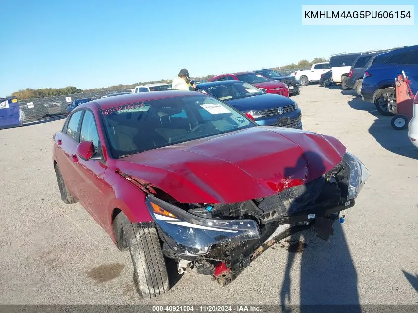 2023 Hyundai Elantra Sel VIN: KMHLM4AG5PU606154 Lot: 40921004