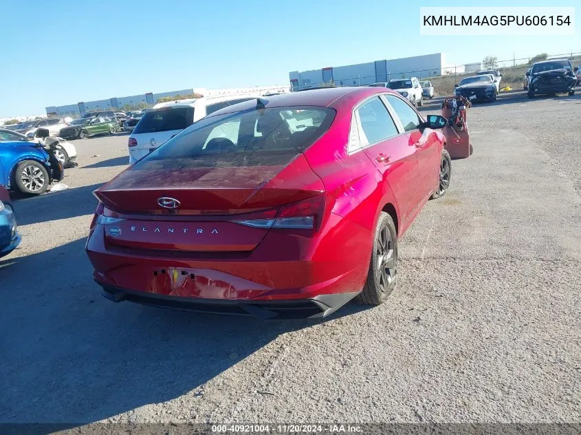 2023 Hyundai Elantra Sel VIN: KMHLM4AG5PU606154 Lot: 40921004