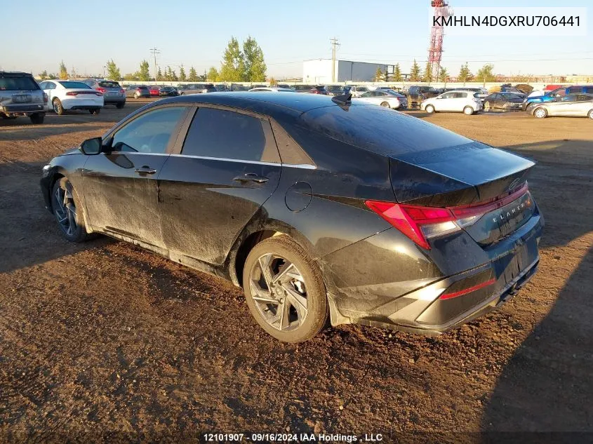 KMHLN4DGXRU706441 2024 Hyundai Elantra