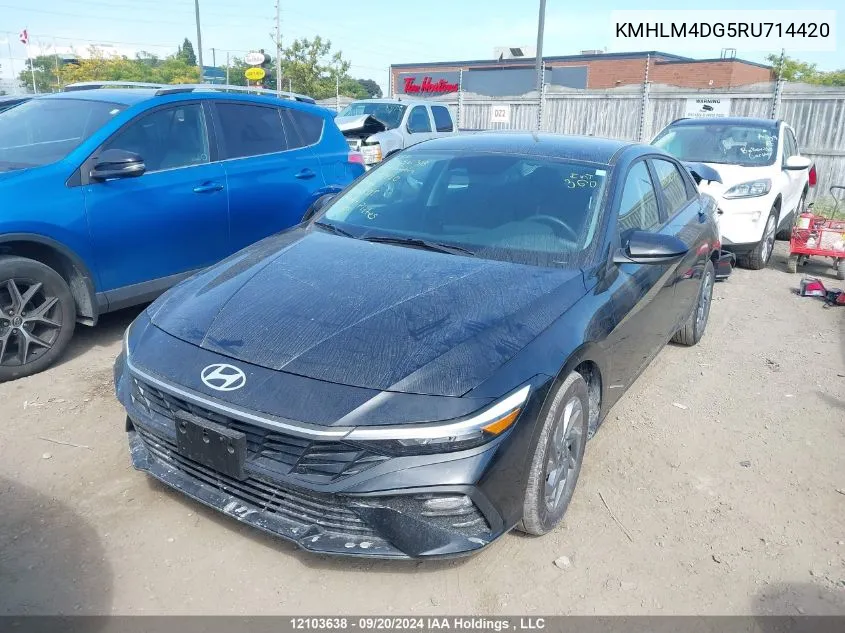 KMHLM4DG5RU714420 2024 Hyundai Elantra Preferred