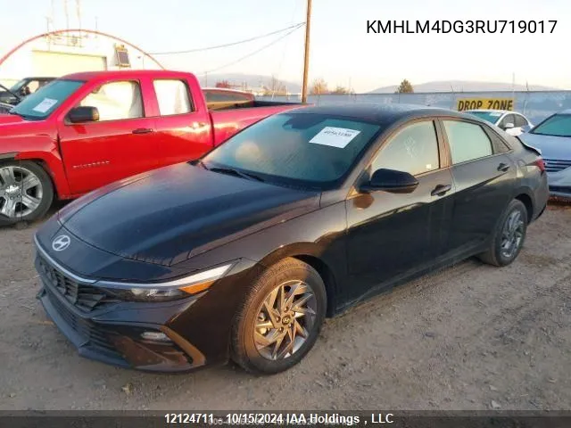 KMHLM4DG3RU719017 2024 Hyundai Elantra Sel