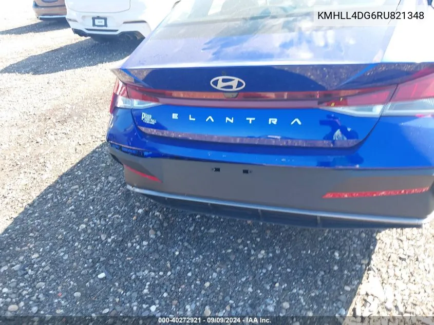 2024 Hyundai Elantra Se VIN: KMHLL4DG6RU821348 Lot: 40272921