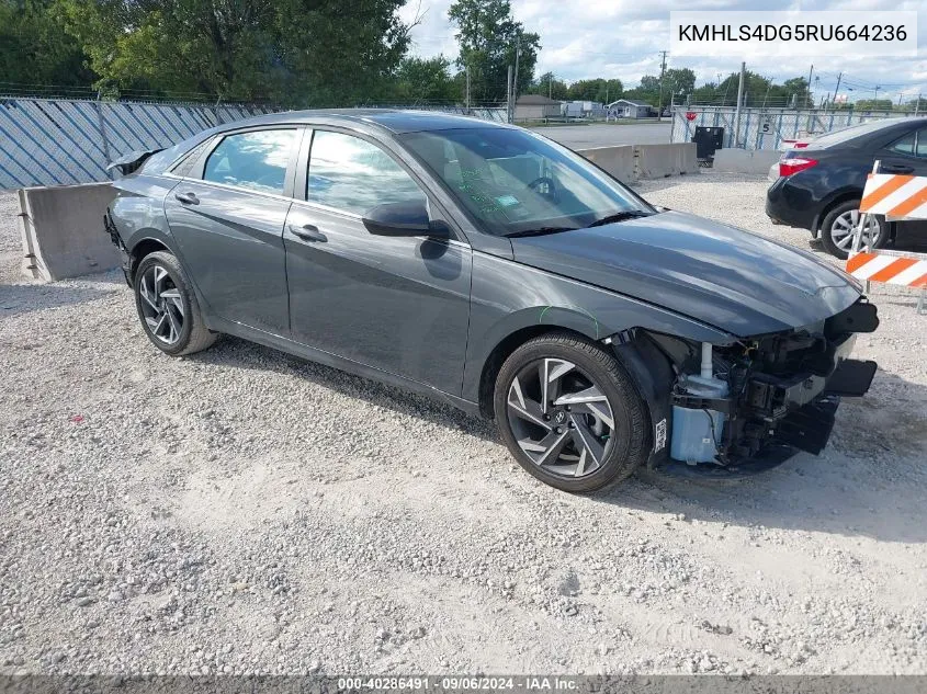 2024 Hyundai Elantra Sel VIN: KMHLS4DG5RU664236 Lot: 40286491