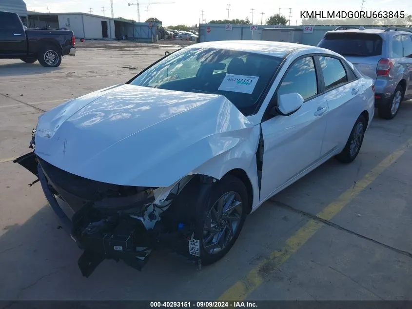 KMHLM4DG0RU663845 2024 Hyundai Elantra Sel