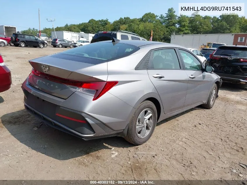 2024 Hyundai Elantra Se VIN: KMHLL4DG9RU741543 Lot: 40303152