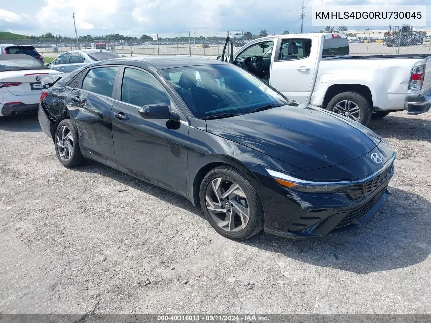 KMHLS4DG0RU730045 2024 Hyundai Elantra Sel