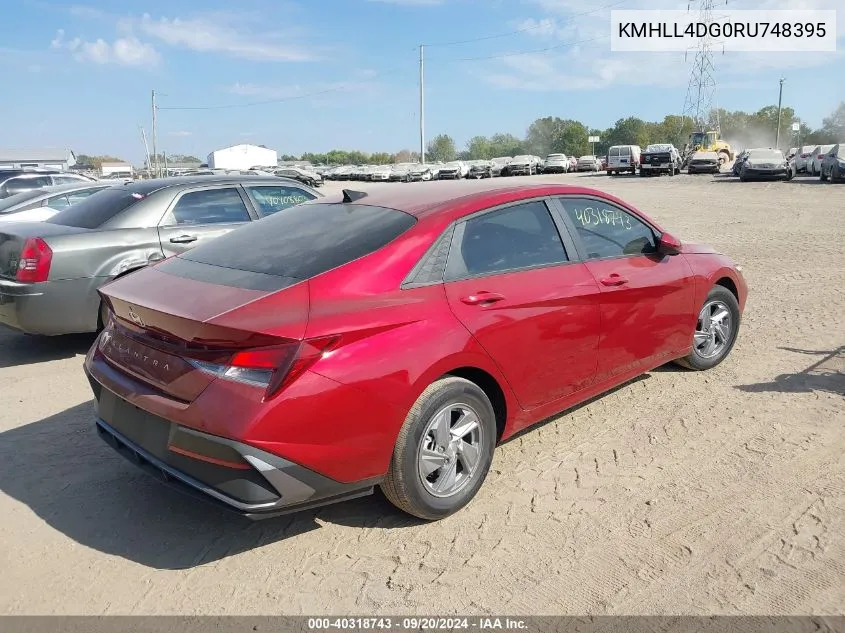 KMHLL4DG0RU748395 2024 Hyundai Elantra Se