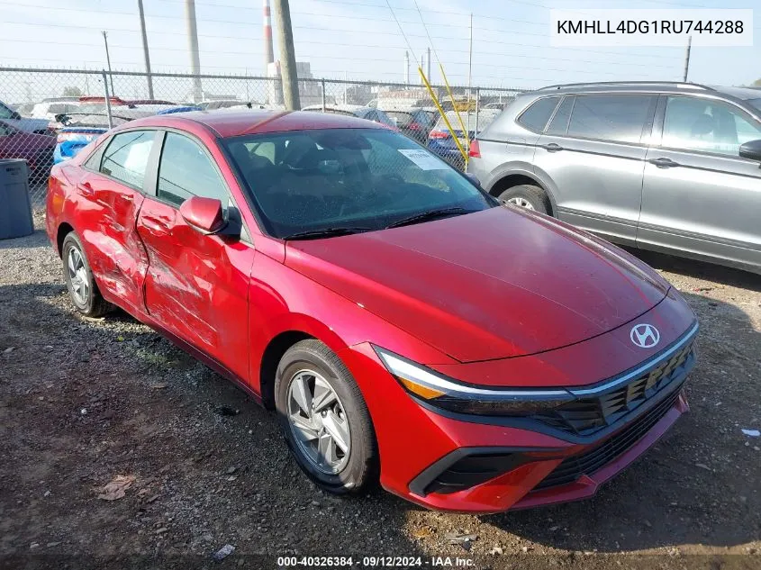 2024 Hyundai Elantra Se VIN: KMHLL4DG1RU744288 Lot: 40326384