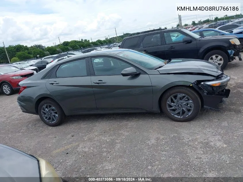 2024 Hyundai Elantra Sel VIN: KMHLM4DG8RU766186 Lot: 40373056