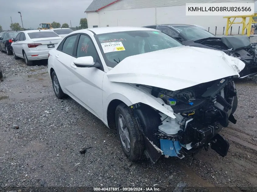 KMHLL4DG8RU826566 2024 Hyundai Elantra Se