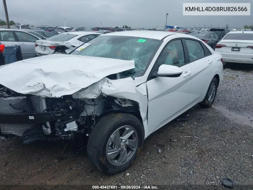 KMHLL4DG8RU826566 2024 Hyundai Elantra Se