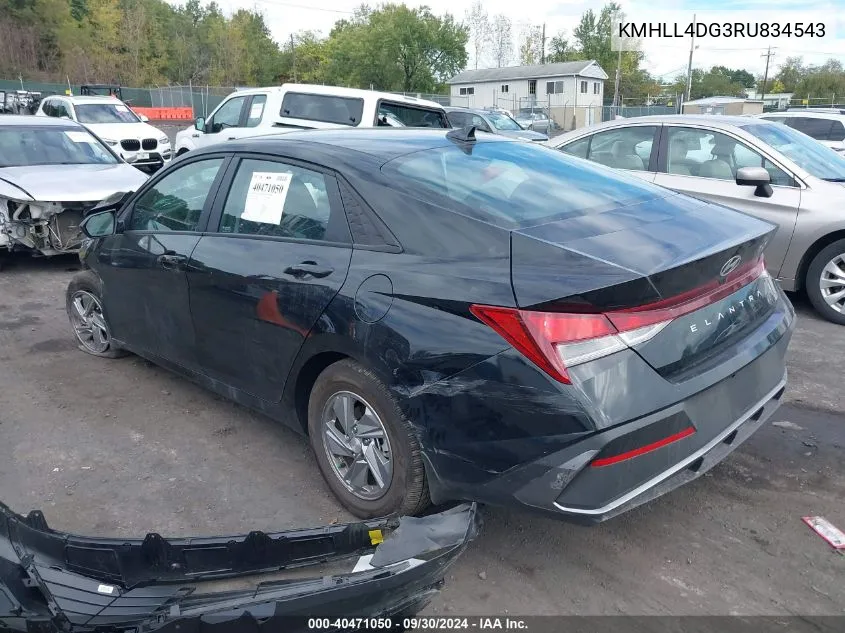 KMHLL4DG3RU834543 2024 Hyundai Elantra Se