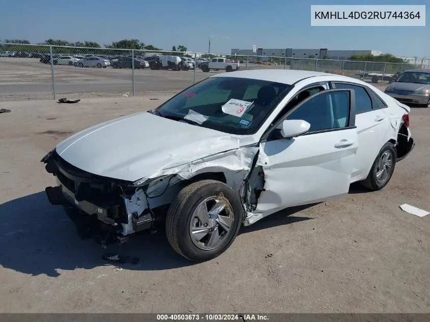 KMHLL4DG2RU744364 2024 Hyundai Elantra Se