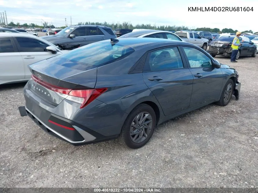 KMHLM4DG2RU681604 2024 Hyundai Elantra Sel