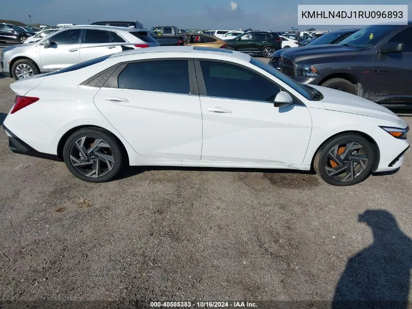 2024 Hyundai Elantra Hybrid Limited VIN: KMHLN4DJ1RU096893 Lot: 40585383