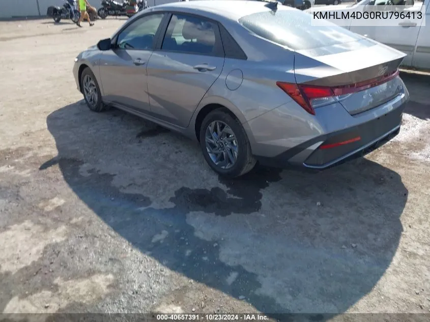 KMHLM4DG0RU796413 2024 Hyundai Elantra Sel