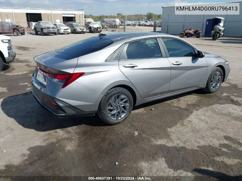 KMHLM4DG0RU796413 2024 Hyundai Elantra Sel