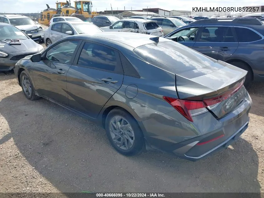 KMHLM4DG8RU852257 2024 Hyundai Elantra Sel