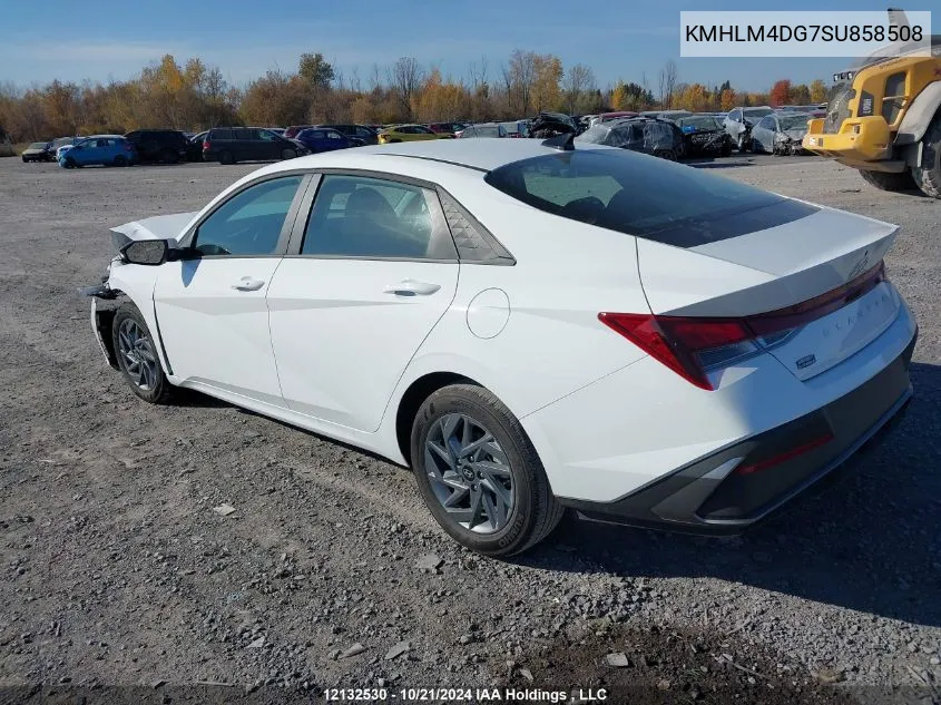 2025 Hyundai Elantra Preferred VIN: KMHLM4DG7SU858508 Lot: 12132530