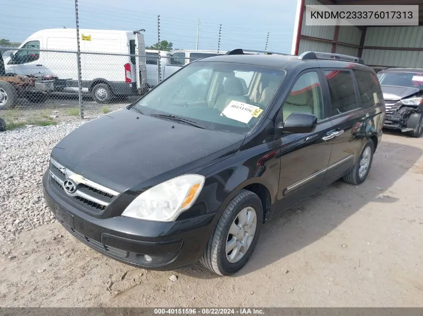 2007 Hyundai Entourage Gls/Limited/Se VIN: KNDMC233376017313 Lot: 40151596