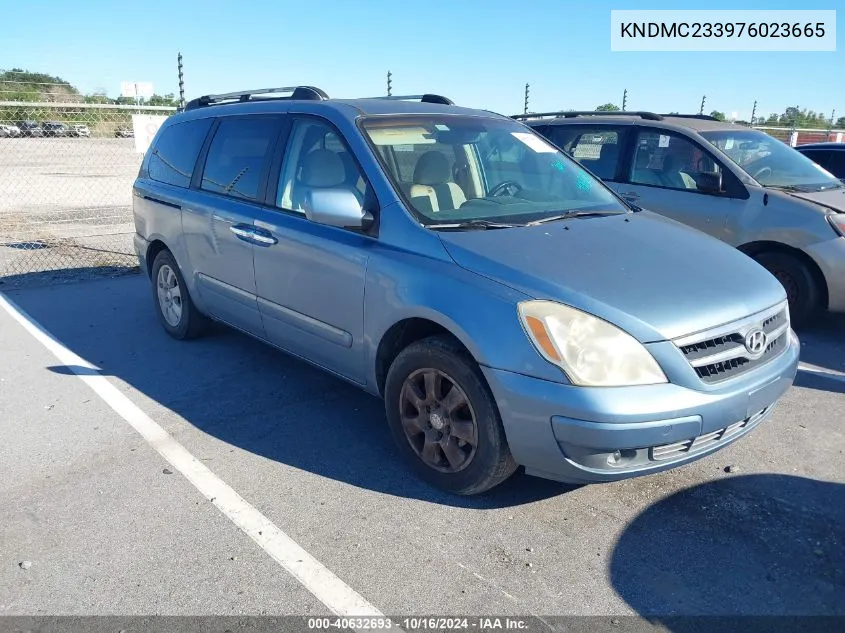 2007 Hyundai Entourage Gls/Limited/Se VIN: KNDMC233976023665 Lot: 40632693