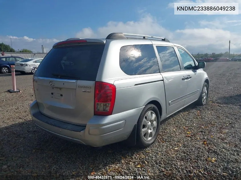 KNDMC233886049238 2008 Hyundai Entourage Gls/Limited