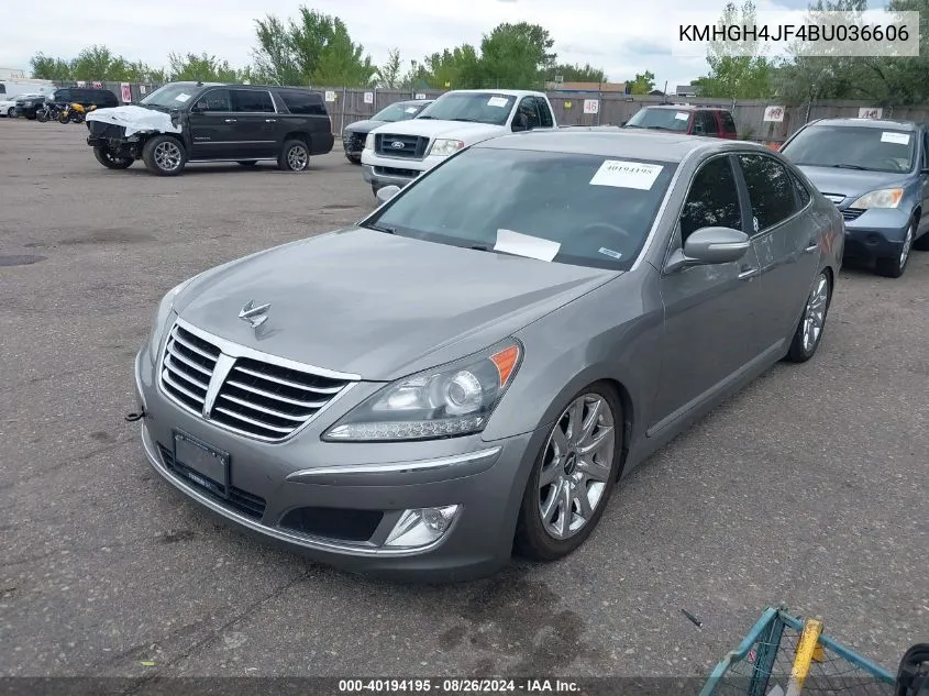 2011 Hyundai Equus Signature VIN: KMHGH4JF4BU036606 Lot: 40194195