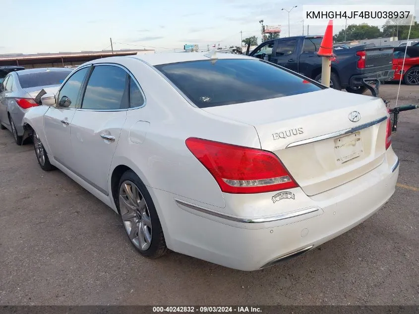 KMHGH4JF4BU038937 2011 Hyundai Equus Signature